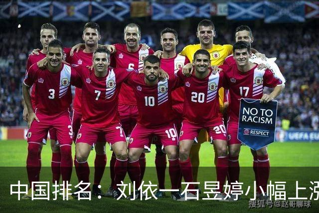 中国排名：刘依一石昱婷小幅上涨 殷若宁继续领跑